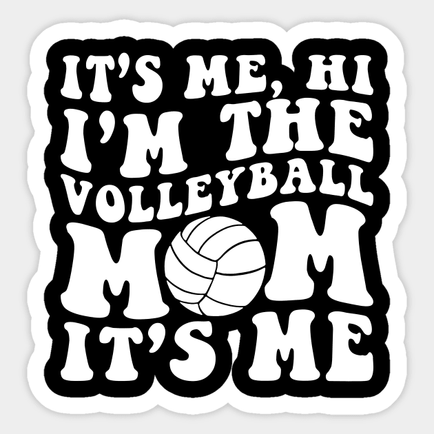 Volleyball Mom Sticker by unaffectedmoor